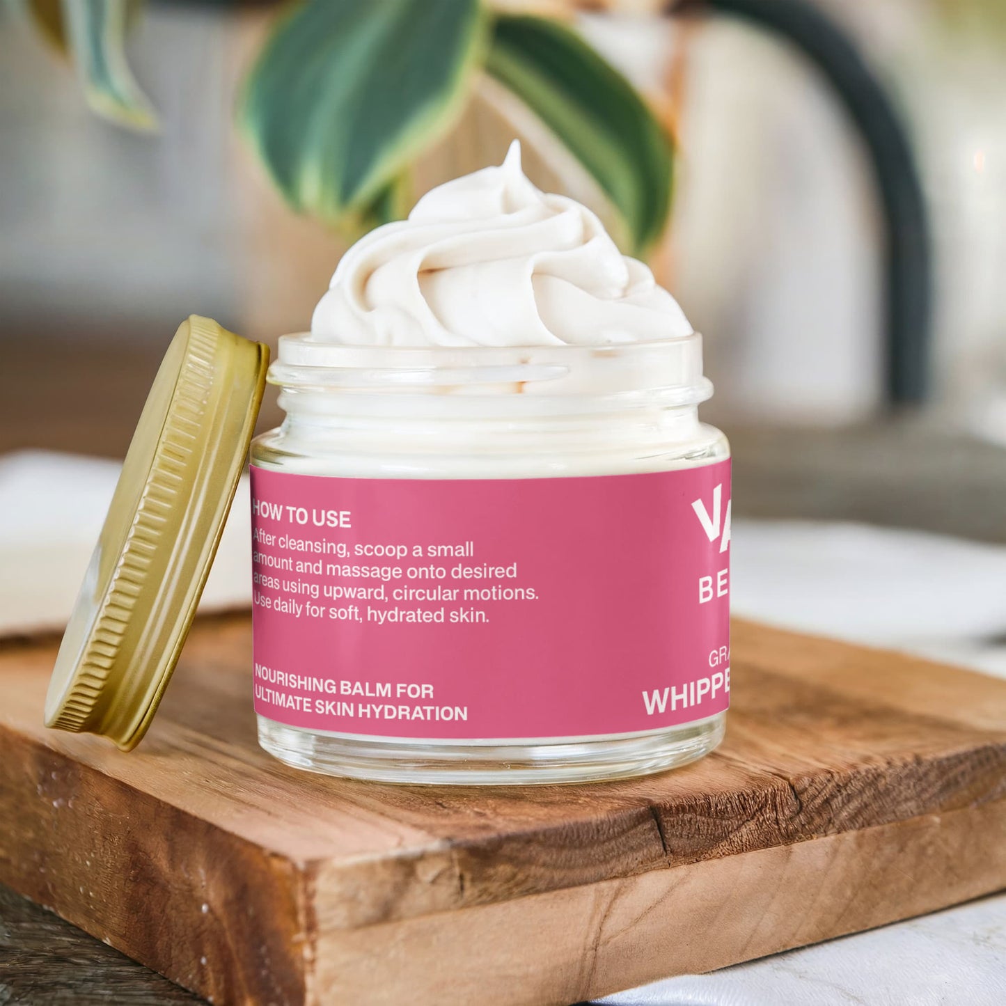 Whipped Grass-Fed Tallow Balm with Vanilla Bean