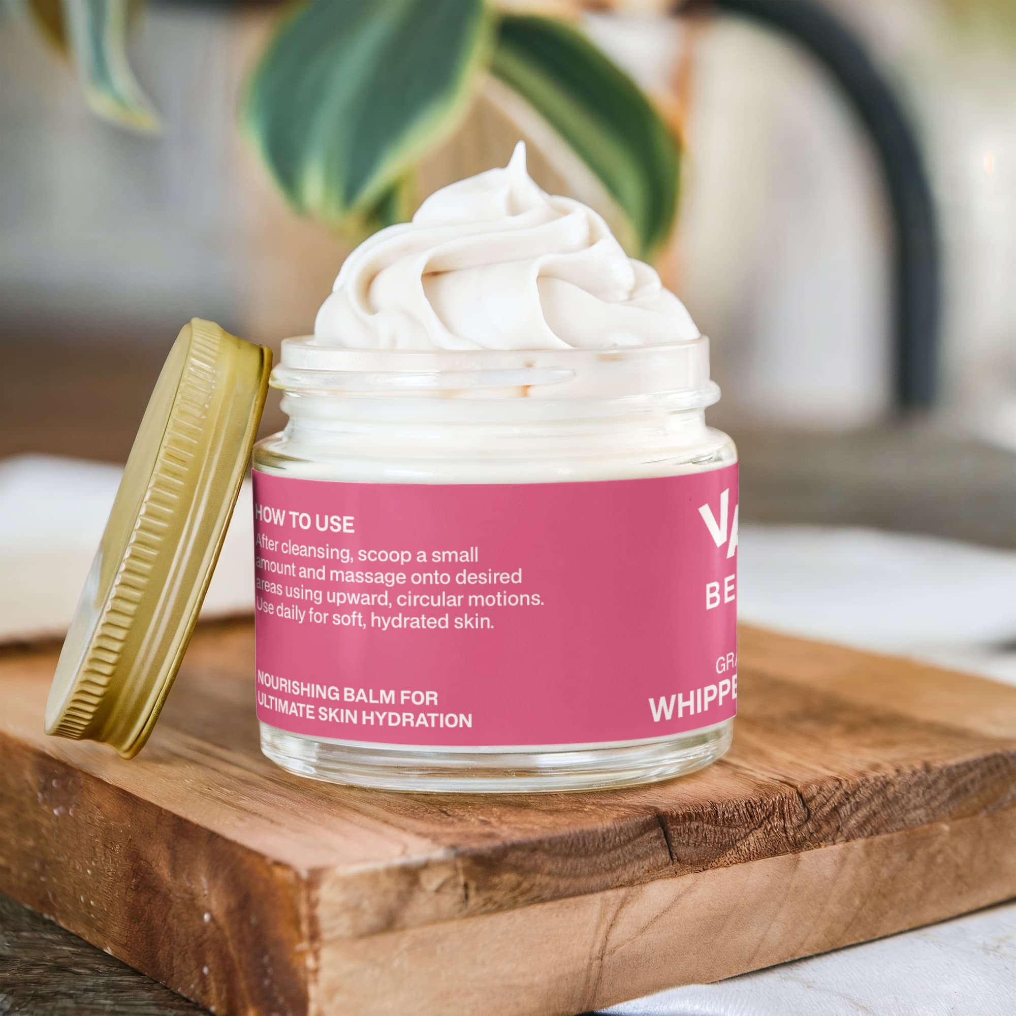 Whipped Grass-Fed Tallow Balm with Vanilla Bean
