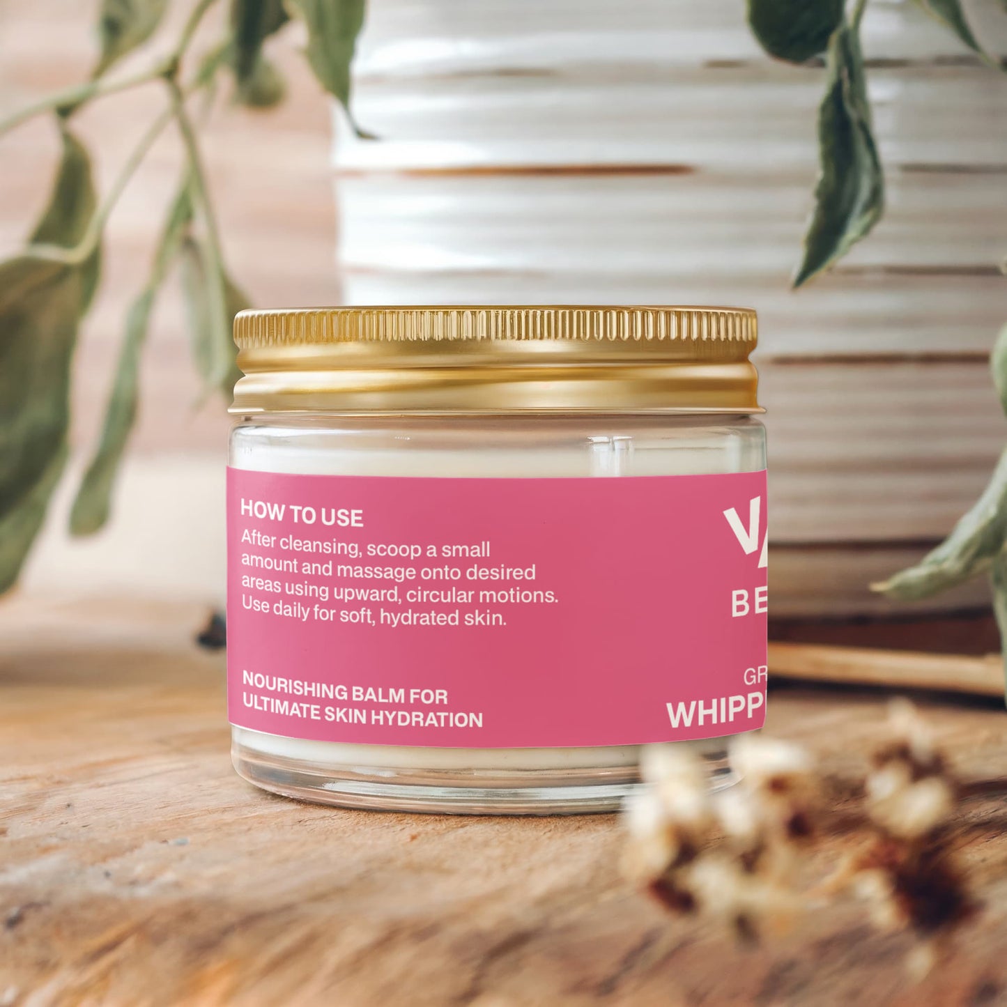 Whipped Grass-Fed Tallow Balm with Vanilla Bean